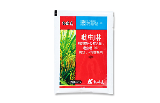 10%吡蟲啉可濕性粉劑-凱瑞克 產(chǎn)品性能: 本產(chǎn)品具有胃毒和觸殺作用,持效期較長,對防治水稻稻飛虱有較好的防效。本品高滲劑氮酮含量1.2%。 使用技術(shù)要求: 1、本品應(yīng)在水稻苗床或本田中低齡若蟲發(fā)生高峰期施藥,噴霧要均勻,視蟲害情況,可噴施2次。2、大風(fēng)天或預(yù)計(jì)1小時(shí)內(nèi)有降雨,請勿施藥。 10%吡蟲啉可濕性粉劑-凱瑞克 產(chǎn)品性能: 本產(chǎn)品具有胃毒和觸殺作用,持效期較長,對防治水稻稻飛虱有較好的防效。本品高滲劑氮酮含量1.2%。 使用技術(shù)要求: 1、本品應(yīng)在水稻苗床或本田中低齡若蟲發(fā)生高峰期施藥,噴霧要均勻,視蟲害情況,可噴施2次。2、大風(fēng)天或預(yù)計(jì)1小時(shí)內(nèi)有降雨,請勿施藥。