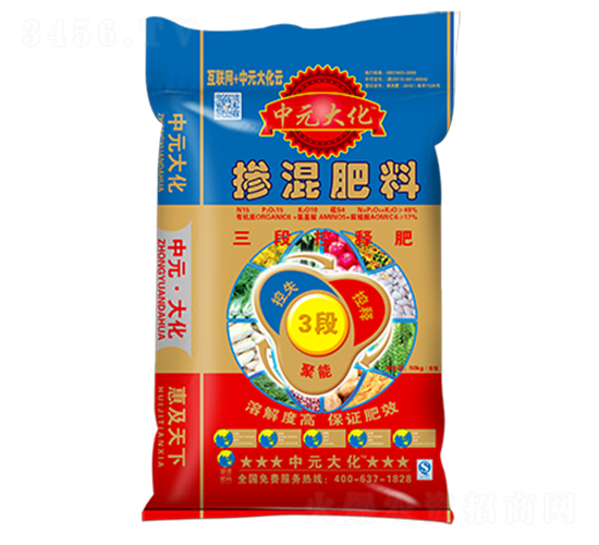 通用三段控釋肥15-15-10-中元大化-邦農(nóng)肥業(yè)