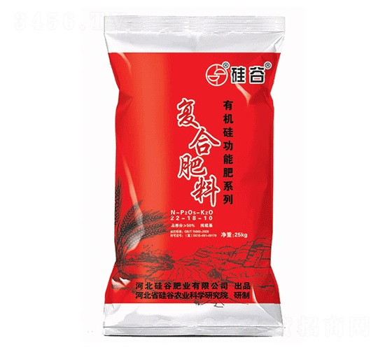 有機硅大田高塔復合肥料22-18-10-硅谷