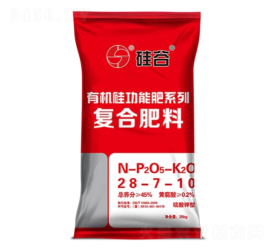 有機硅大田高塔復(fù)合肥料28-7-10-硅谷