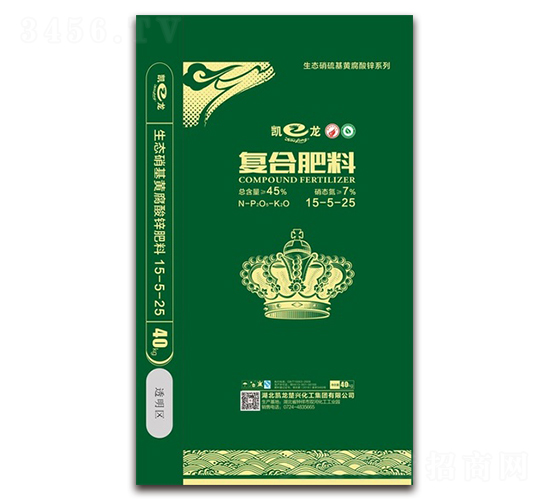 生態(tài)硝硫基黃腐酸鋅復合肥料25-5-25-凱龍化工