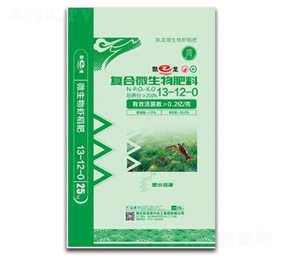 蝦稻專用復(fù)合微生物肥料13-12-0-凱龍化工
