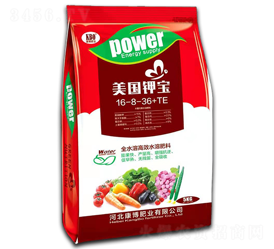美國鉀寶16-8-36+TE-康博肥業(yè)