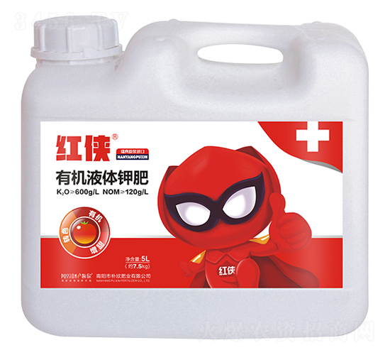 5L有機液體鉀肥-紅俠-樸欣