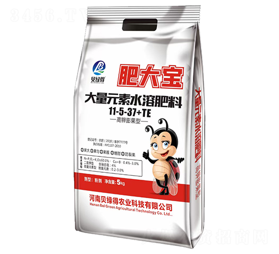大量元素水溶肥料11-5-37+TE-肥大寶-貝綠得