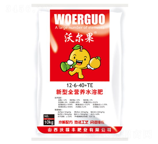 新型全營(yíng)養(yǎng)水溶肥12-6-40-沃爾果-沃稼豐