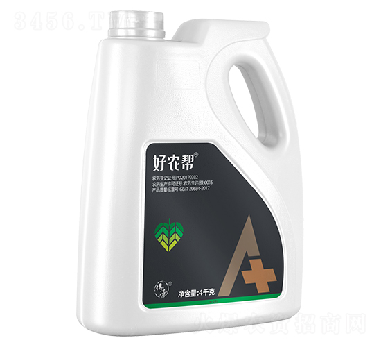 30%草甘膦異丙胺鹽水劑（4kg）-好農幫-大草帽