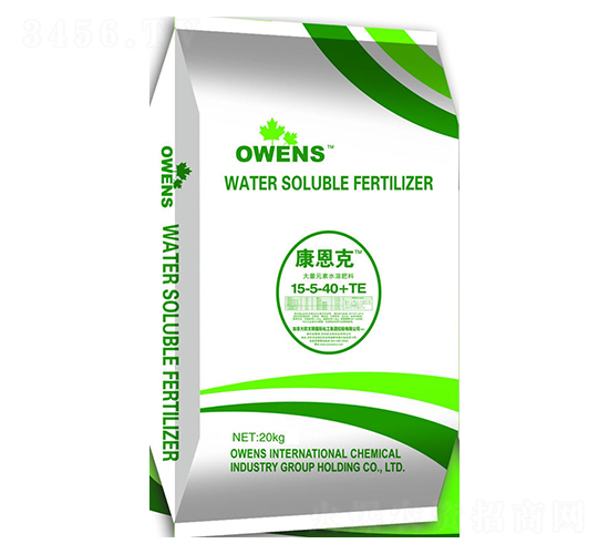 大量元素水溶肥料15-5-40+TE-康恩克-歐文斯
