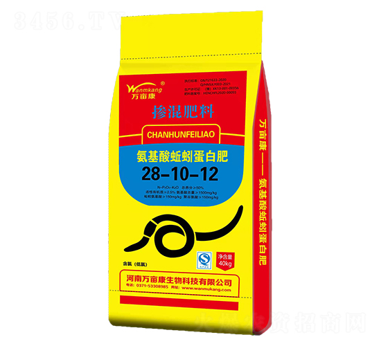 氨基酸蚯蚓蛋白肥28-10-12-萬畝康