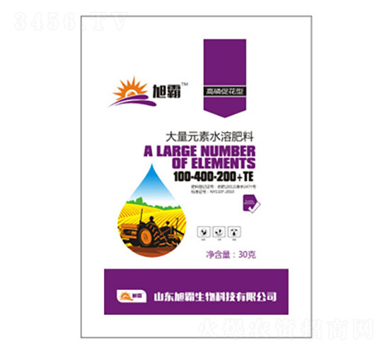 高磷促花型大量元素水溶肥100-400-200+TE-旭霸生物