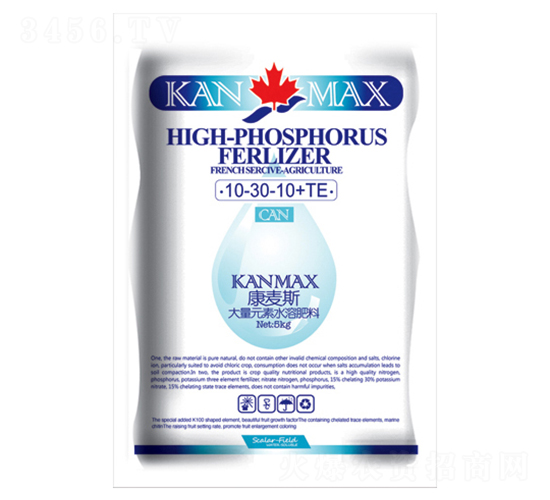 大量元素全效水溶肥料10-30-10+TE-潤田生物