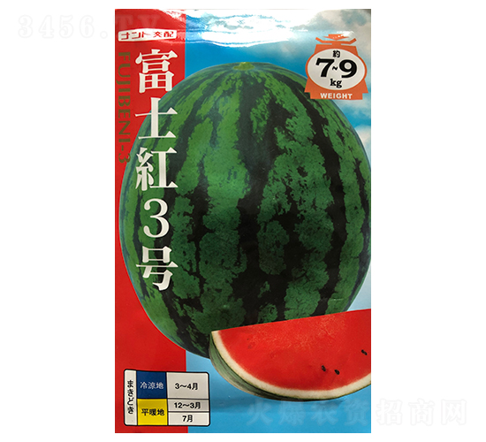 富士三號(hào)-西瓜種子-山田盛種苗