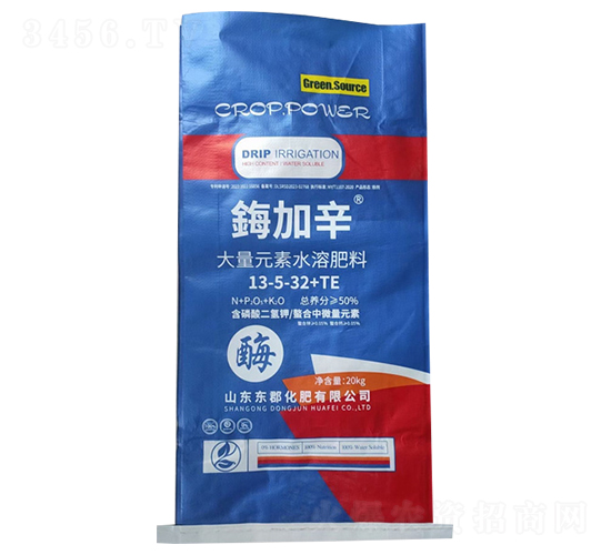 20kg大量元素水溶肥料13-5-32+TE-鋂加辛-東郡化肥