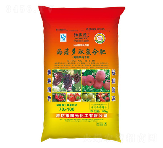 海藻多肽復(fù)合肥料（葡萄果樹(shù)專用）-迪沃特-陽(yáng)光化工