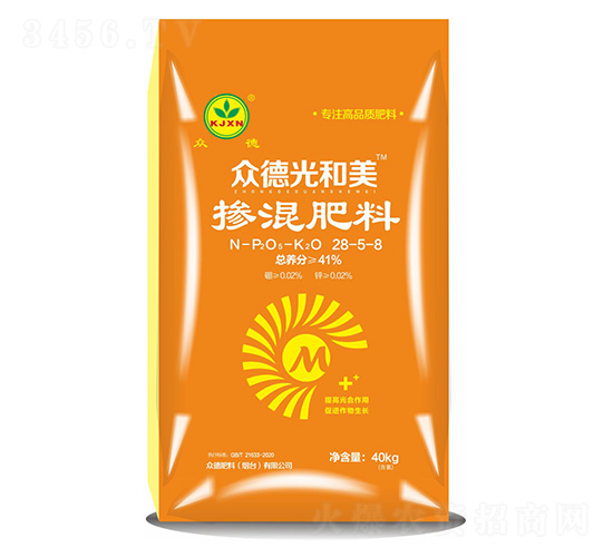 摻混肥料28-5-8-眾德光和美-眾德肥料