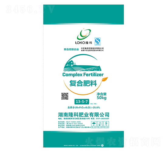 隆科牌復混肥13-5-7-隆科農(nóng)資