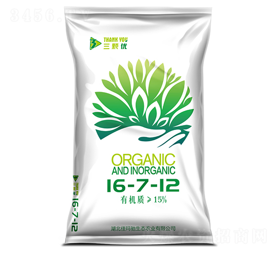 有機(jī)無機(jī)復(fù)混肥料16-7-12-三顆優(yōu)-佳瑪馳