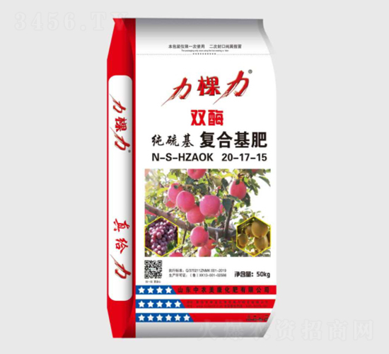 雙酶復合基肥20-17-15-力棵力-中農美康