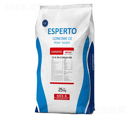 速爾諾大量元素水溶肥料12-6-36+2.5MgO+ME-港儲(chǔ)
