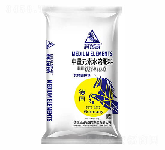 中量元素水溶肥料-鈣鎂硼鋅鐵-科瑪威-法蘭地