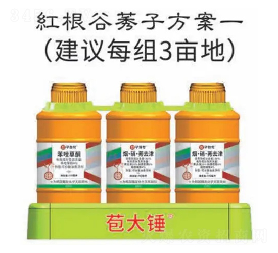紅根谷莠子方案-苞大錘-韓友化學(xué)