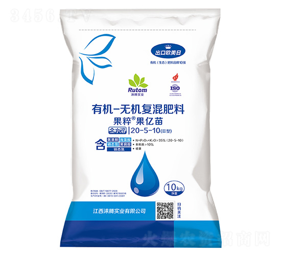 有機(jī)-無機(jī)復(fù)混肥料20-5-10(Ⅲ型)-果粹果億苗-沃野