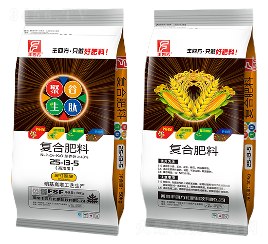 50kg聚谷生肽復(fù)合肥料25-13-5-豐四方