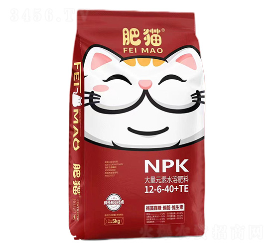 大量元素水溶肥料12-6-40+TE-肥貓