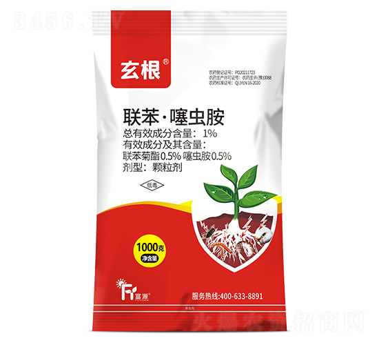 1%聯苯·噻蟲胺-玄根-富源作物