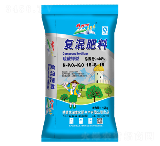 硫酸鉀型復(fù)混肥料18-8-18-龍潤(rùn)豐