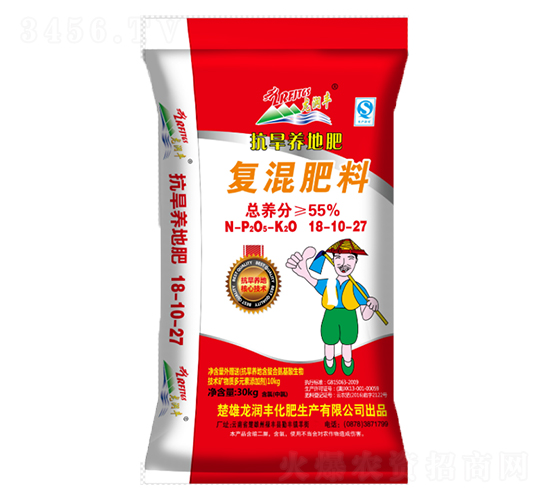 抗旱養(yǎng)地復混肥料18-10-27-龍潤豐