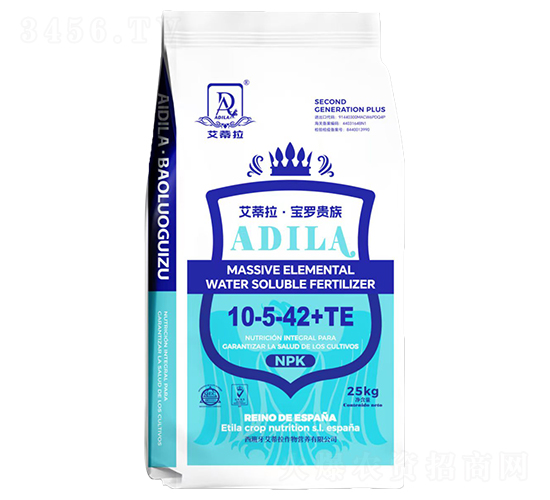 大量元素水溶肥料10-5-42+TE-艾蒂拉·寶羅貴族