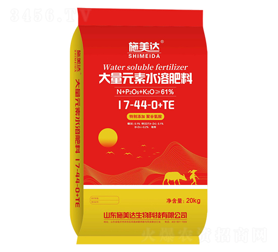 大量元素水溶肥料17-44-0+TE-施美達(dá)