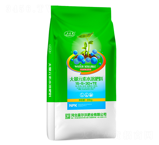 大量元素水溶肥料15-5-30+TE-富爾沃