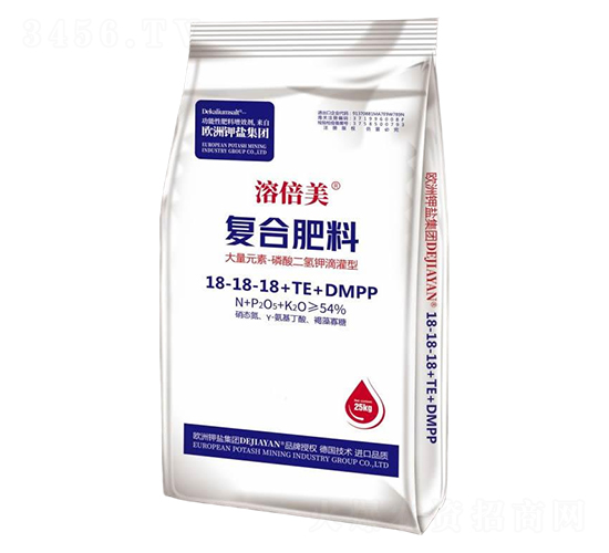 磷酸二氫鉀滴灌型大量元素復(fù)合肥料18-18-18+TE+DMPP-溶倍美-德鉀鹽國際