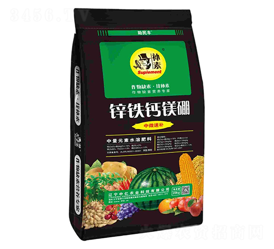 中量元素水溶肥料-鋅鐵鈣鎂硼-助民豐-中億農(nóng)業(yè)