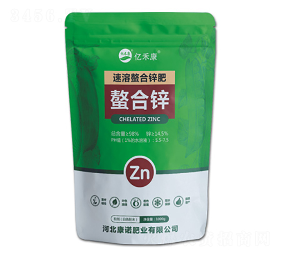 速溶螯合鋅肥-螯合鋅-億禾康-康諾肥業(yè)