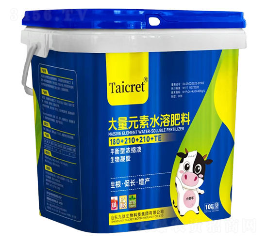 平衡型生物凝膠大量元素水溶肥料180-210-210+TE-九肽生物