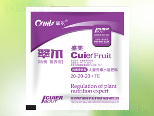 盛美大量元素水溶肥料20-20-20+TE-翠爾-東方潤澤