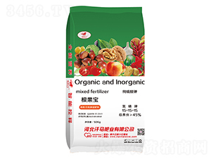 有機(jī)無(wú)機(jī)摻混肥料15-15-15-根果寶-河北汗馬